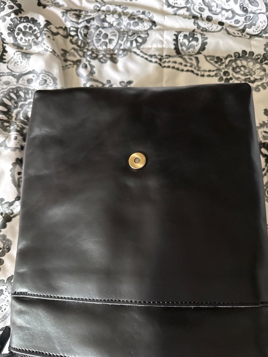 Andar black leather backpack purse NWT main image 5